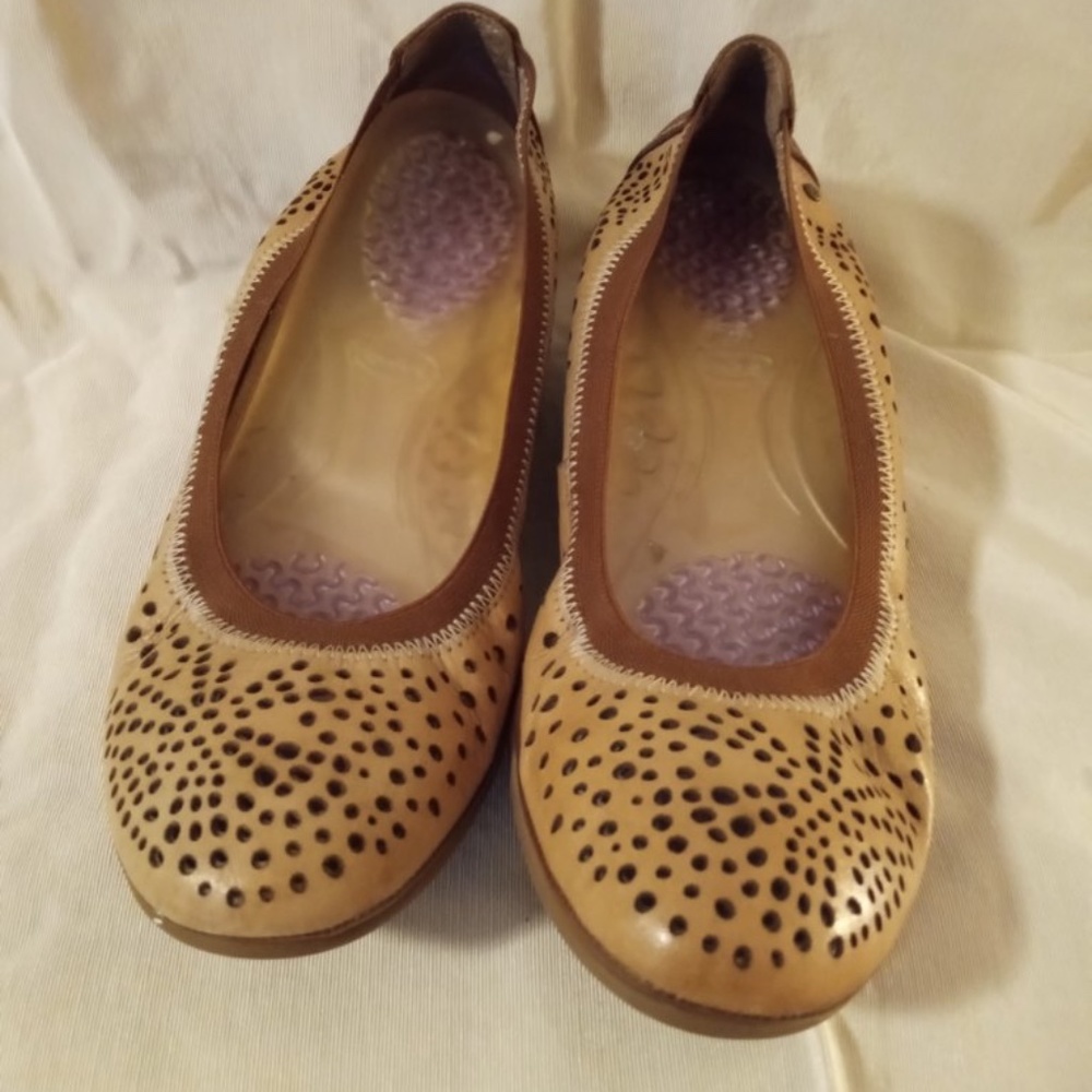 Pikolinos Wedge Decorative Camel Leather Ladies Shoes. EU  37 size.